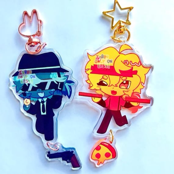 RBLX Forsaken Acrylic Connecting Keychain Charm || Double-sided