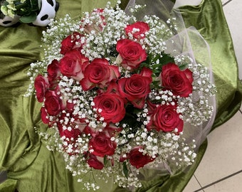 Bouquet di rose romantiche