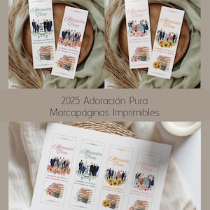 Marcapáginas Imprimibles para la Asamblea 2025 Adoración Pura, Regalos para la Asamblea, Asambleas Especial/Regional, Descarga Instantánea