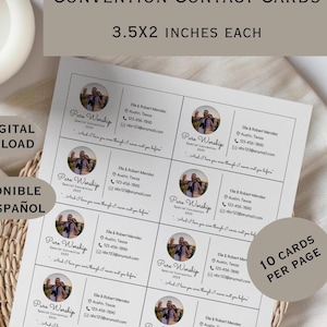 Carte de visite personnalisée pour convention, culte pur 2025, carte de visite imprimable JW, JW Tarjeta de contacto, Adoracion Pura, téléchargement numérique