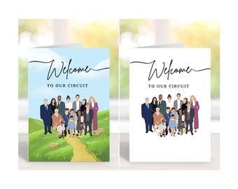 Welcome To Our Circuit Card, New Circuit Overseer, JW Greeting Cards, Welcome Cards, JW Gifts, Printable Cards, Instant Download