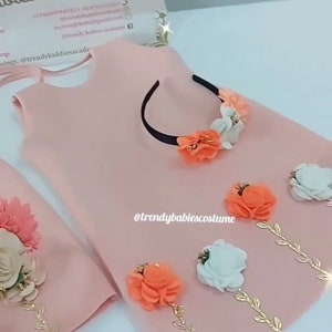 Robe décontractée pour fille | Jolie tenue de tous les jours pour enfants | Vêtements d&#39;été et de printemps confortables | Tailles petite à grande fille