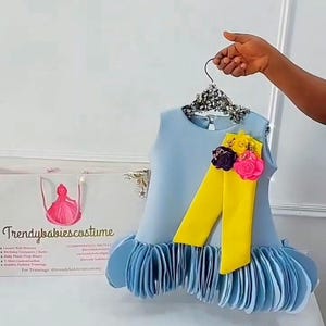 Robe décontractée pour fille | Jolie tenue de tous les jours pour enfants | Vêtements d&#39;été et de printemps confortables | Tailles bambin à grande fille | Robe enfant Ankara