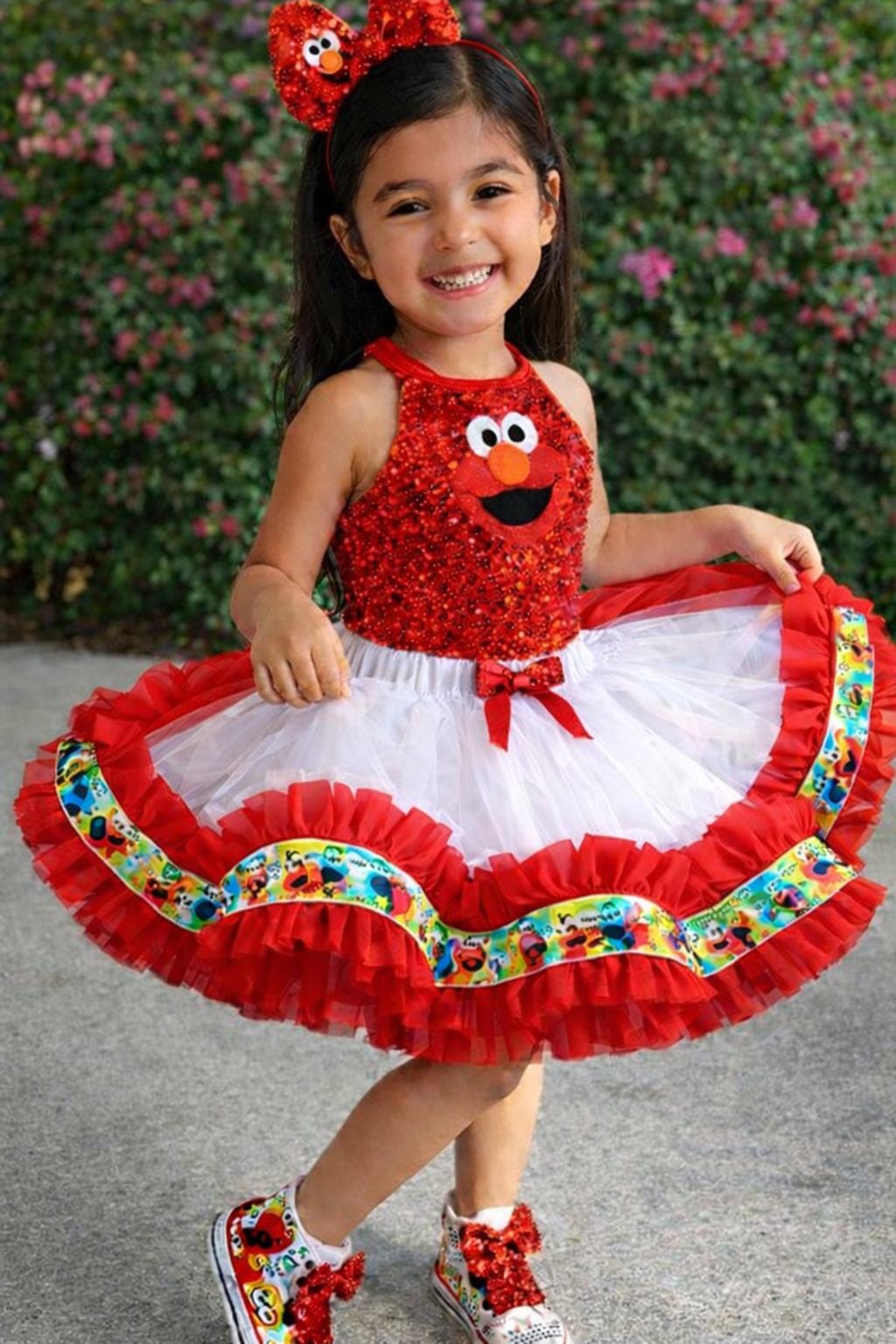 Toddler Elmo Dress - Etsy