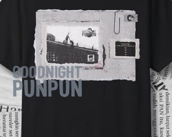 T-shirt de style vintage Goodnight/Oyasumi Punpun