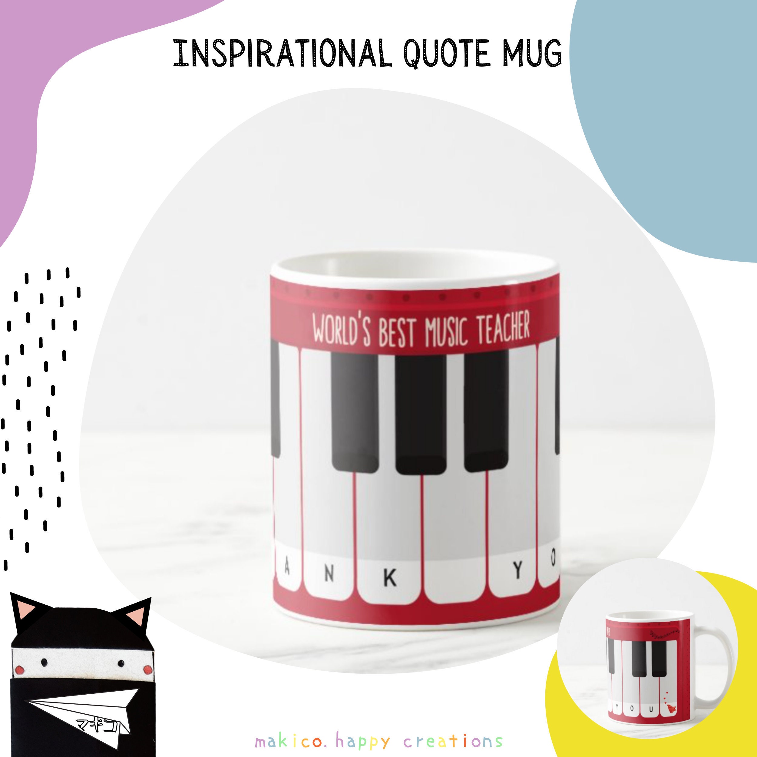 Music teacher gift personalized teacher giftTeacher Etsy