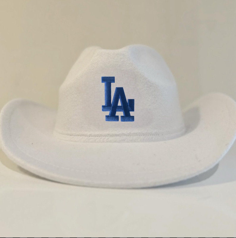 LA Dodgers Cowboy Hat - Etsy