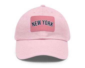 New York Leather Patch Baseball Cap