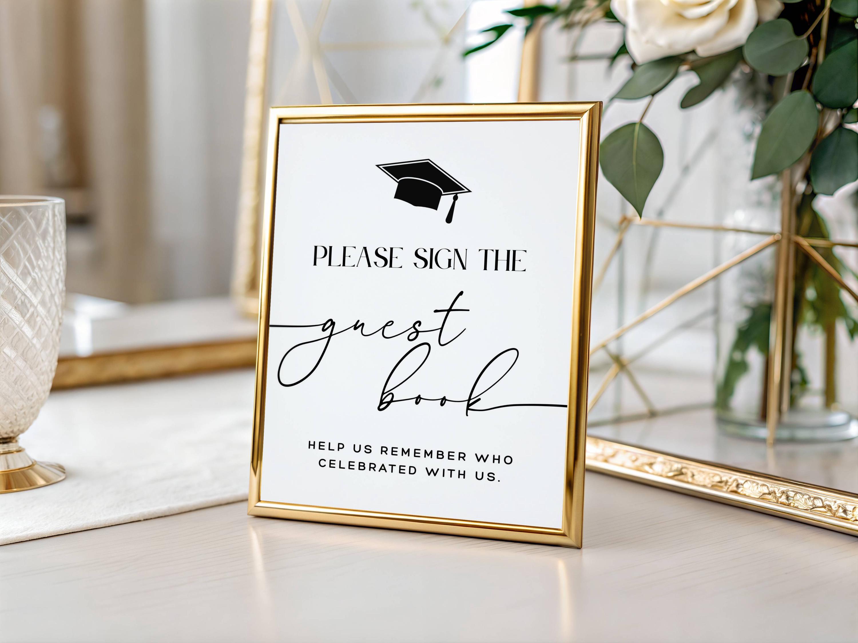 Graduation Sign The Guest Book Sign Printable Graduate Guestbook Canva graduation-sign-the-guest-book-sign-printable-graduate-guestbook-canva