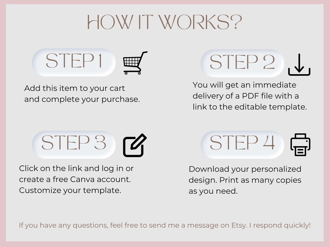 Wedding Bathroom Sign Template Minimalist Editable Ladies Gents Basket ...