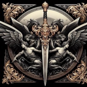 Carta dell'oracolo della spada di Eros Excalibur: sblocca il tuo potere divino + previsioni PDF complete