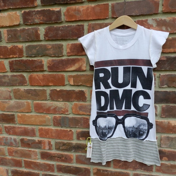Items similar to UPCYCLED ROCK tee DRESS on Etsy