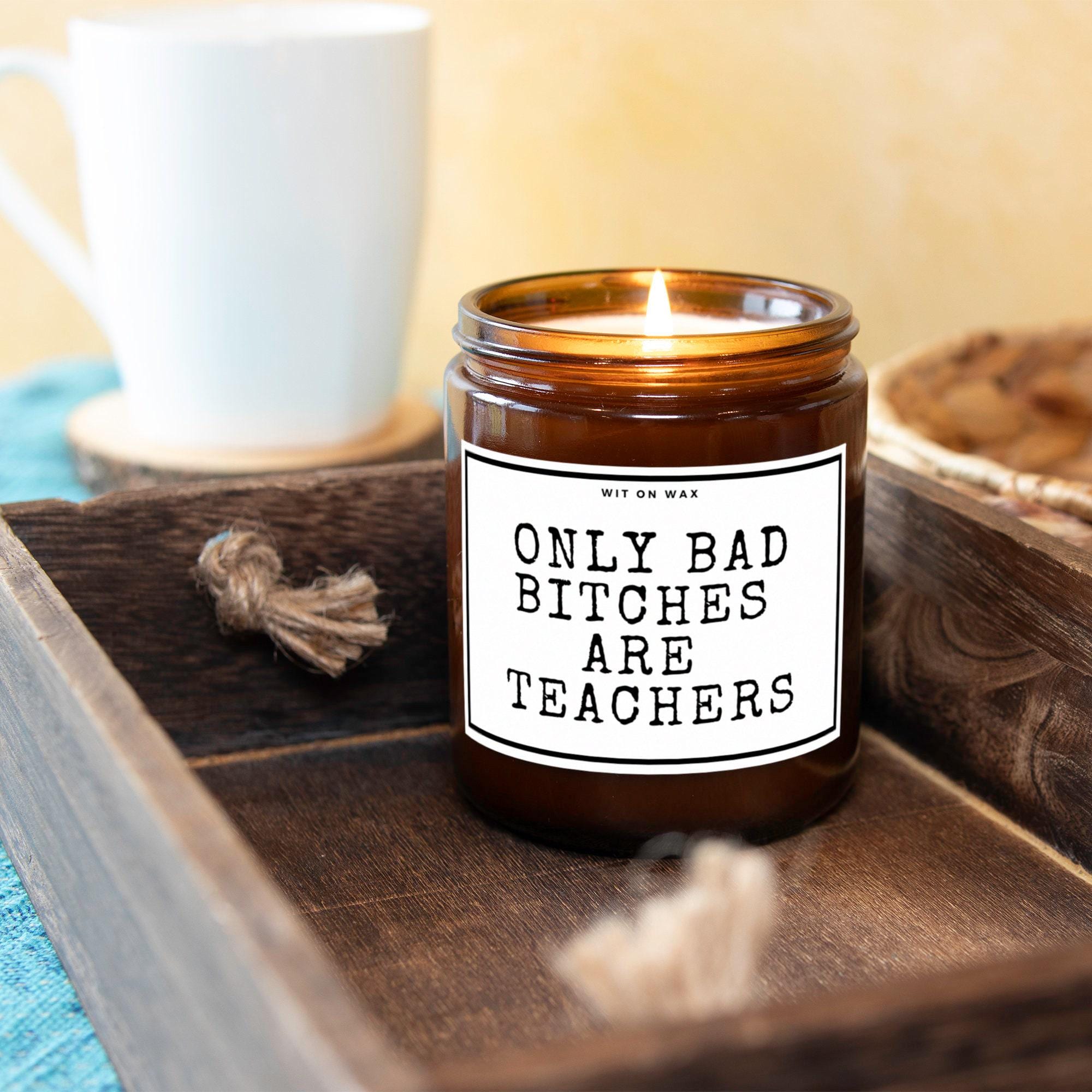 Teacher Appreciation Gift Student Teacher Funny Candle Graduation Funny ...