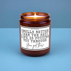 Motivational Candle You got this Get well gift Tough times Divorce gift Cancer Treatment Warrior gift Encouragement gifts Hand-Poured Candle