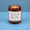 Graduation Gift Bachelors Graduation Gift Masters Graduation Nursing School Grad Funny Grad Candle Look at You Graduating and Shit 1 Gift