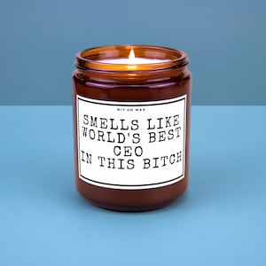 CEO Gift for Chief Executive Officer Future CEO Appreciation New Company Gift Promotion School Acceptance Smells Like Worlds Best CEO