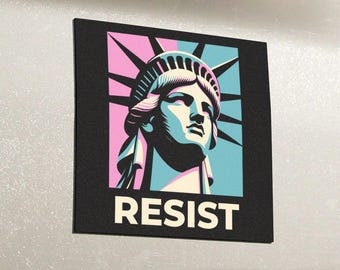 Trans Rights Bumper Magnet Resist  Anti Trump Bumper Sticker Transgender Car Decal Statue of Liberty Protest Democrat Democrat LGBTQ