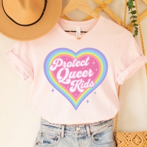 Protect Queer Kids Shirt Protect Trans Youth Shirt Transgender Equality Queer Rights Protest Shirt Resist LGBTQ Gay Ally Shirt Plus Size