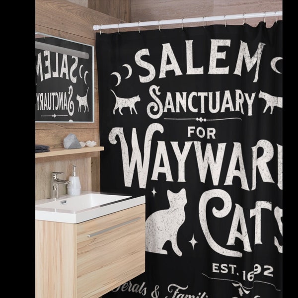 Cat Shower Curtain Shop Online Etsy