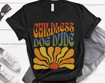 Kamala Harris 2024 Shirt Childless Dog Dude Boho Aesthetic Tee Election 2024 Men's Kamala Tee Retro LGBTQIA Rainbow Democrat Vote Blue