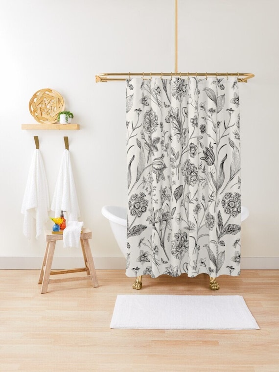 Toile 2024 shower curtain