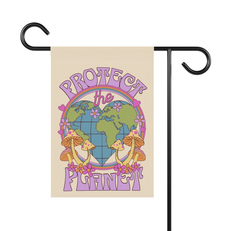 Environment Protest Flags Protect the Planet Flag Welcome Flag Hippie Yard Sign Earth Day Flag ...