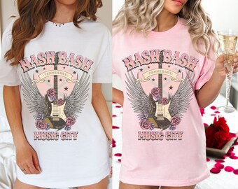 Nash Bash Shirt Nashville Bachelorette Shirt Lets go Girls Last Rodeo Shirt Retro Cowgirl Bachelorette Nashlorette Crew Group Shirt Matching