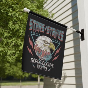 Feminist Flag Stars Stripes Reproductive Rights Retro American Eagle Garden Flag Pro Choice Flag Resist Flag Pro Roe My Body My Choice Sign