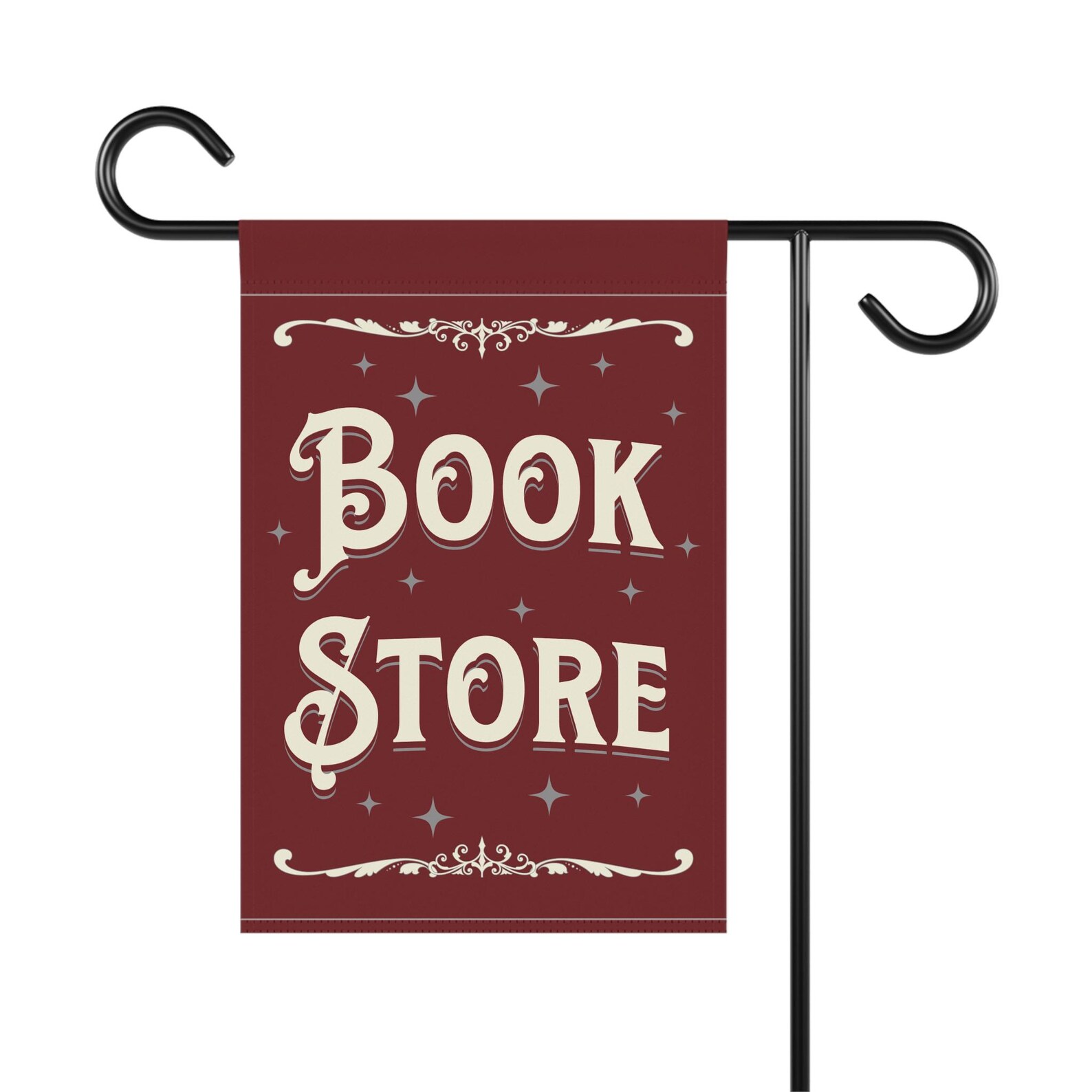 Book Store Flag Book Shop Sign Vintage Book Store Flag Decor Gothic ...