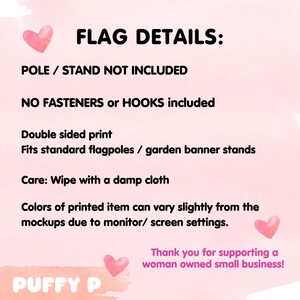 a pink poster with a pink heart on it