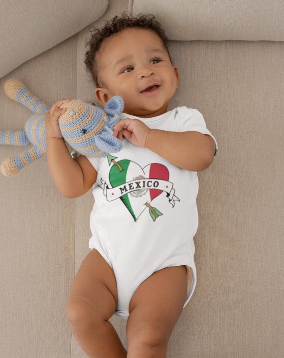 Cute Latino Mexico Heart Infant Bodysuit Mexican Flag Baby Etsy Cute Latino Mexico Heart Infant Bodysuit Mexican Flag Baby Etsy