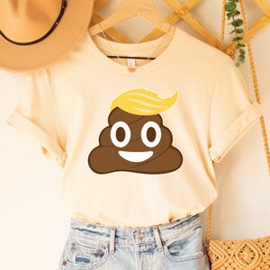Anti Trump Shirt Poop Cartoon Funny Democrat Shirt F*ck Trump Feminist Gift Resist Democrat Democrat Liberal Trump Sucks Shirt
