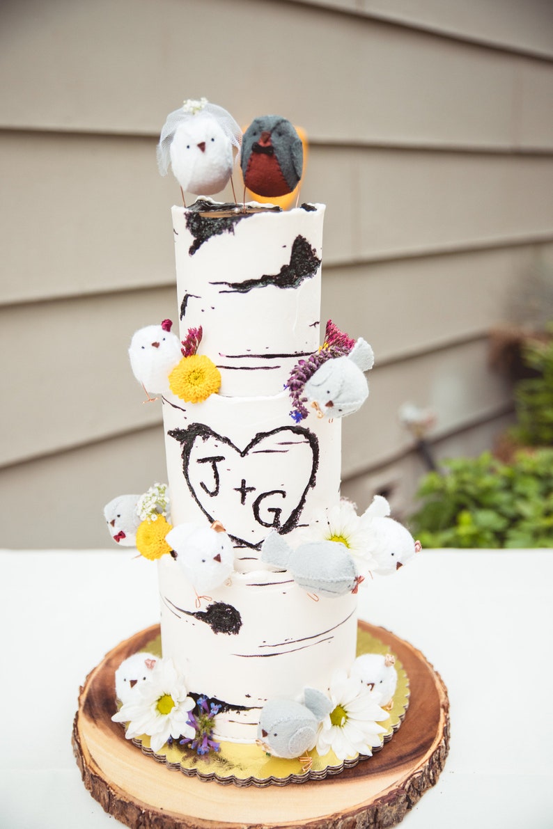 Choose your own Wedding Cake Topper Birds Information Only image 9