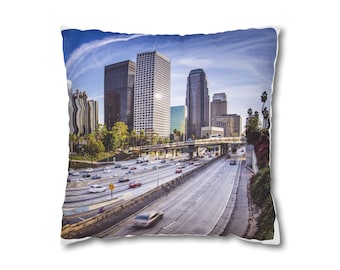 Housse de coussin City of Dreams : Los Angeles Skyline