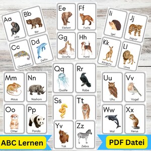 Aprenda ABC, aprenda letras pré-escolares pdf, alfabeto para imprimir e recortar, alfabeto animal, exercícios pré-escolares para imprimir, crianças