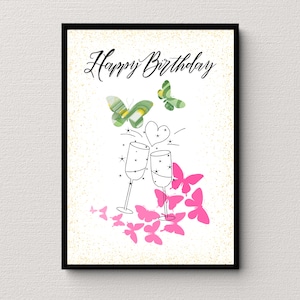 Money gift birthday, packaging money gift, wish fulfiller money gift, money gifts birthday, Happy Birthday Woman PDF templates