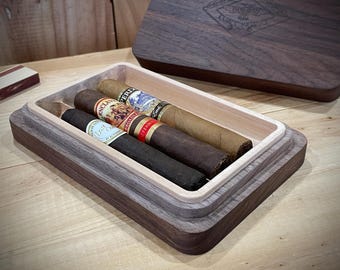 Desktop Humidor Travel Size Cigar Box