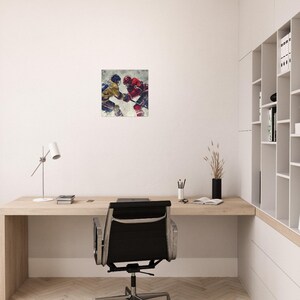 Poster in carta opaca premium con due giocatori di hockey