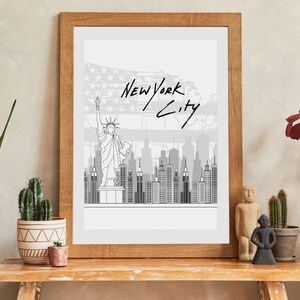 New York poster, New York city poster, New York city