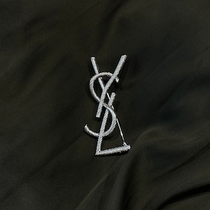 Wonderful Vintage Yves Saint Laurent Silver Brooch Designer Jewelry Pin Vintage Jewelry
