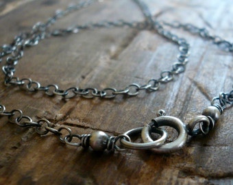 Necklace Design Your Own Series -  Sterling Silver Cable Chain