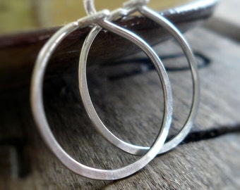 Lil' Every Day Hoops - Handmade. Sterling Silver