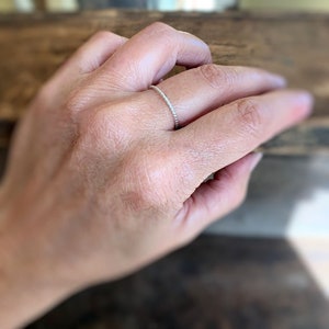 Twisted Stacking Ring - Sterling Silver Stacking Ring. Hand Made by ...