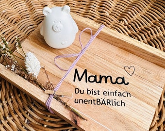 Bärchen / kleines Geschenk / Gips Bär / Muttertagsgeschenk