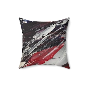 Abstract Flag Patriotic Decorative Pillow
