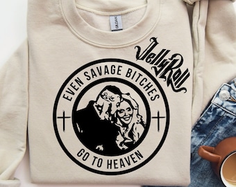 Jelly Roll and Bunnie SVG PNG- Jelly Roll shirt- Jelly Roll Digital File- Jelly Roll Even Savage Bitches Go To Heaven- Jelly Roll Cricut