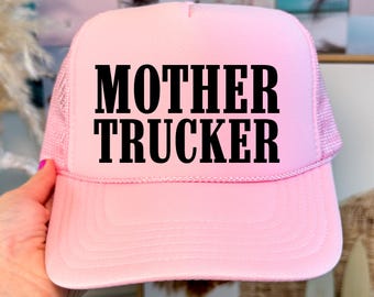 Mother Trucker Svg, Mother Svg, Trucker Svg, Country Svg, Cowgirl Svg, Trucker Hat Template, Custom Trucker Hat, Cowgirl Hat, Custom Hat