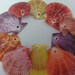 Drilled Shells with Large Holes, Set of 10 Colorful Pectins, 2" to 3", Make your Own Seashell Mobile, Mermaid Party Under the Sea Theme Idea
