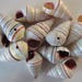 Drilled Seashells, Set of 12 Tree Snail Seashells with Holes, Make your own Mermaid Party Favors, Do it Yourself Wind Chimes or Jewelry