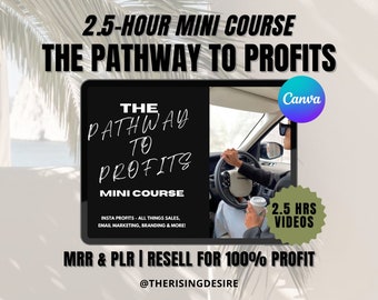 The Pathway to Profits Digital Marketing Course with Master Resell Rights & Private Label Rights, MRR, PLR, DFY Product, Sales, Branding